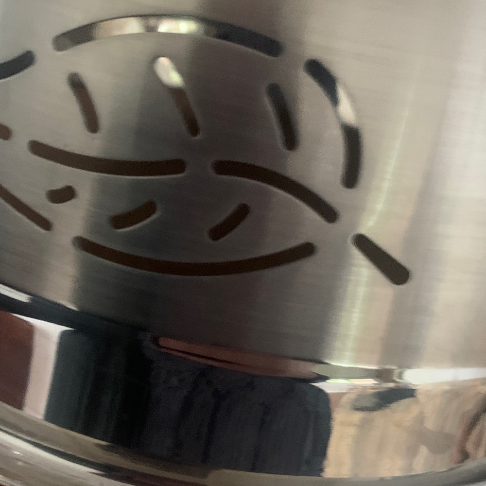 🍂 Good Cook Leaf Pattern Steel Colander - Picture 5 of 6